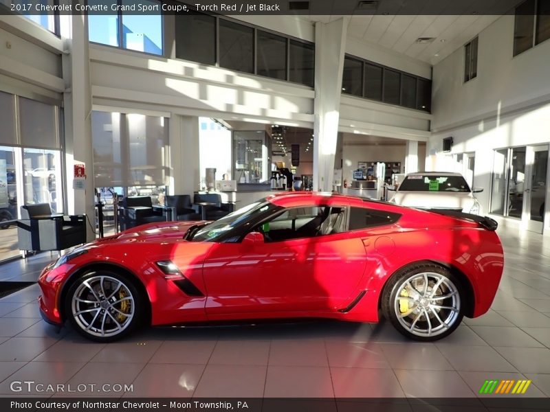 Torch Red / Jet Black 2017 Chevrolet Corvette Grand Sport Coupe