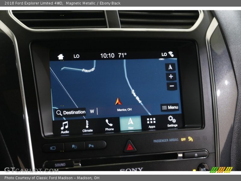 Magnetic Metallic / Ebony Black 2018 Ford Explorer Limited 4WD