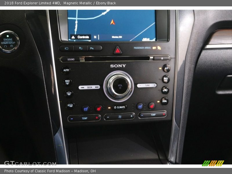 Magnetic Metallic / Ebony Black 2018 Ford Explorer Limited 4WD