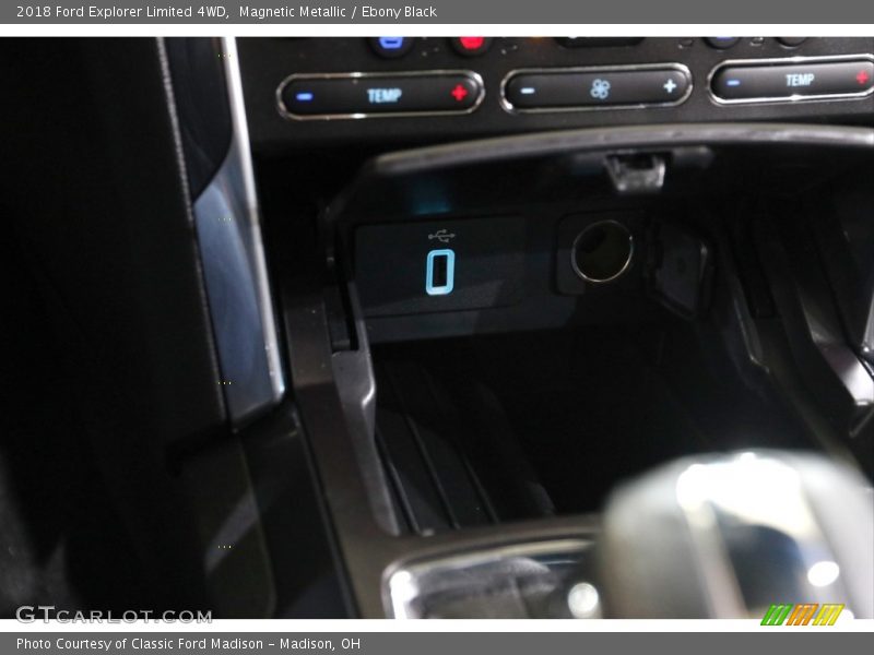Magnetic Metallic / Ebony Black 2018 Ford Explorer Limited 4WD