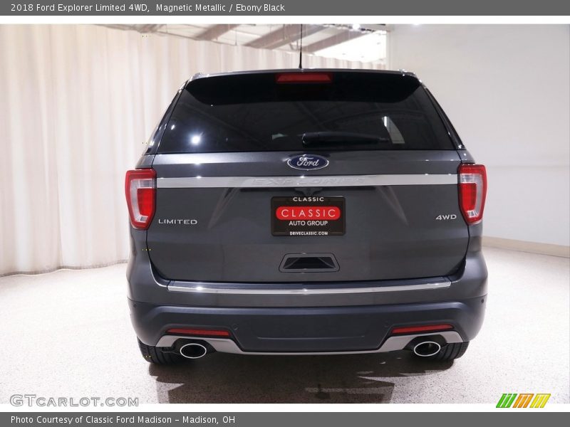 Magnetic Metallic / Ebony Black 2018 Ford Explorer Limited 4WD