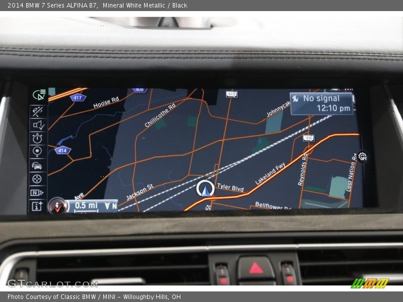 Navigation of 2014 7 Series ALPINA B7