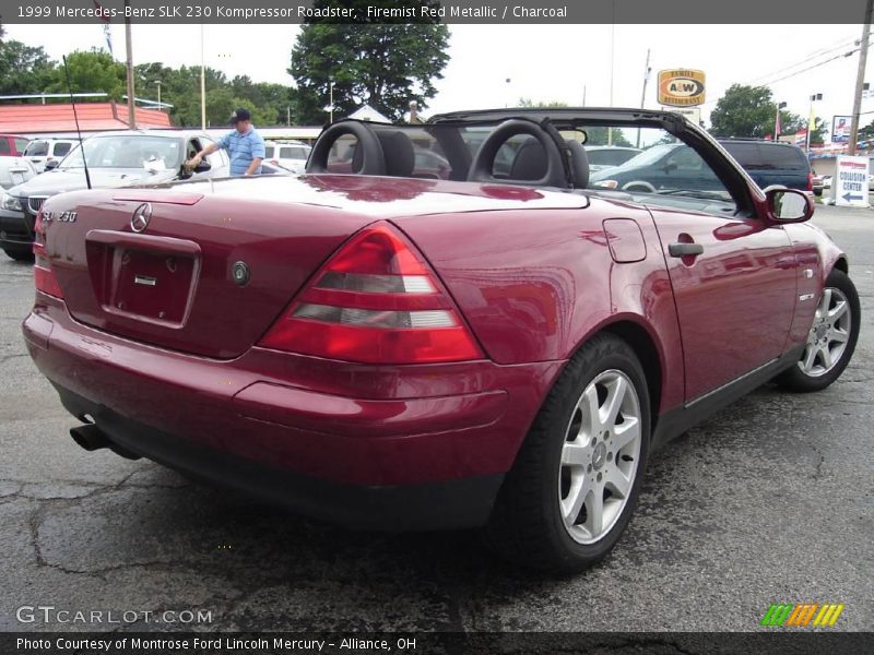 Firemist Red Metallic / Charcoal 1999 Mercedes-Benz SLK 230 Kompressor Roadster