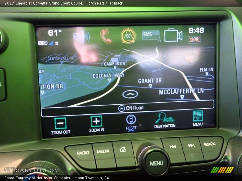 Torch Red / Jet Black 2017 Chevrolet Corvette Grand Sport Coupe
