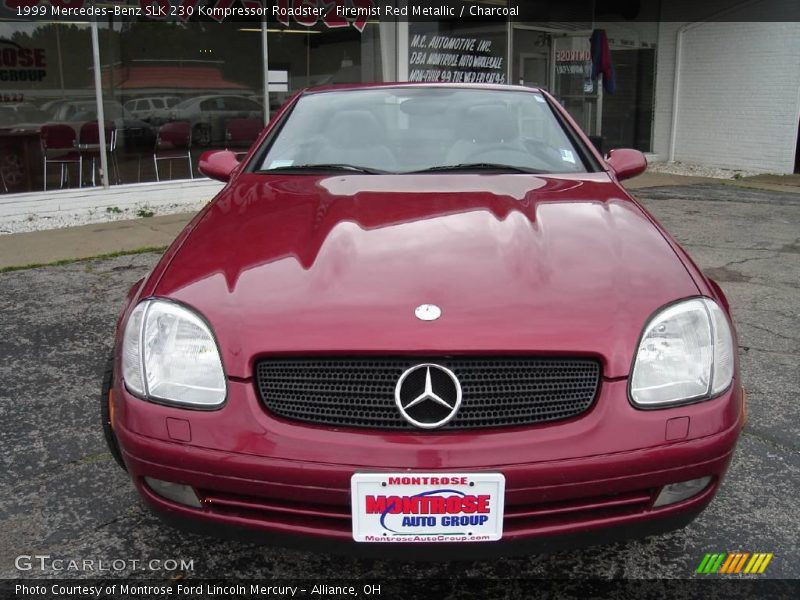 Firemist Red Metallic / Charcoal 1999 Mercedes-Benz SLK 230 Kompressor Roadster