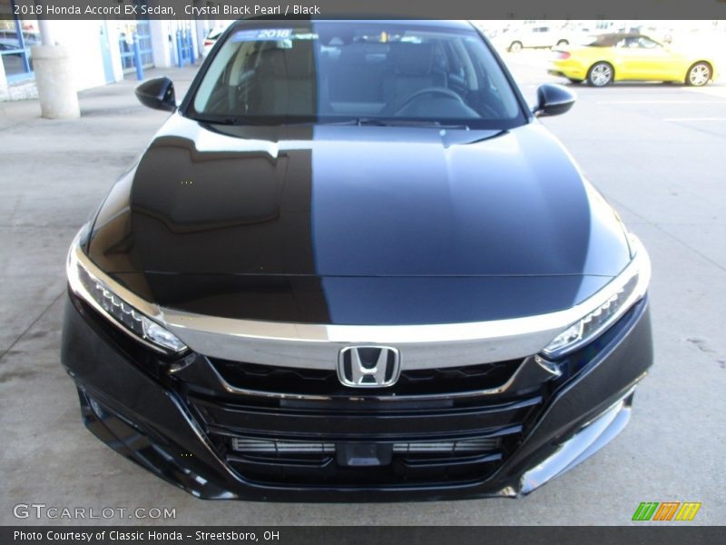 Crystal Black Pearl / Black 2018 Honda Accord EX Sedan