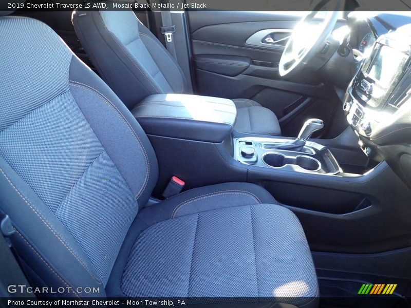 Mosaic Black Metallic / Jet Black 2019 Chevrolet Traverse LS AWD