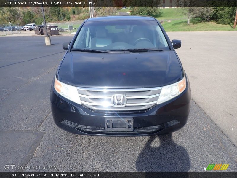 Crystal Black Pearl / Gray 2011 Honda Odyssey EX