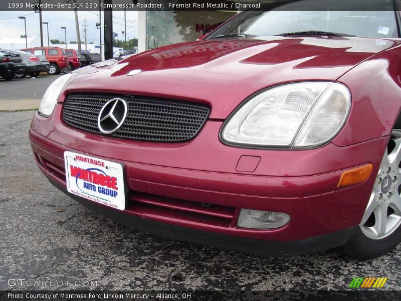 Firemist Red Metallic / Charcoal 1999 Mercedes-Benz SLK 230 Kompressor Roadster