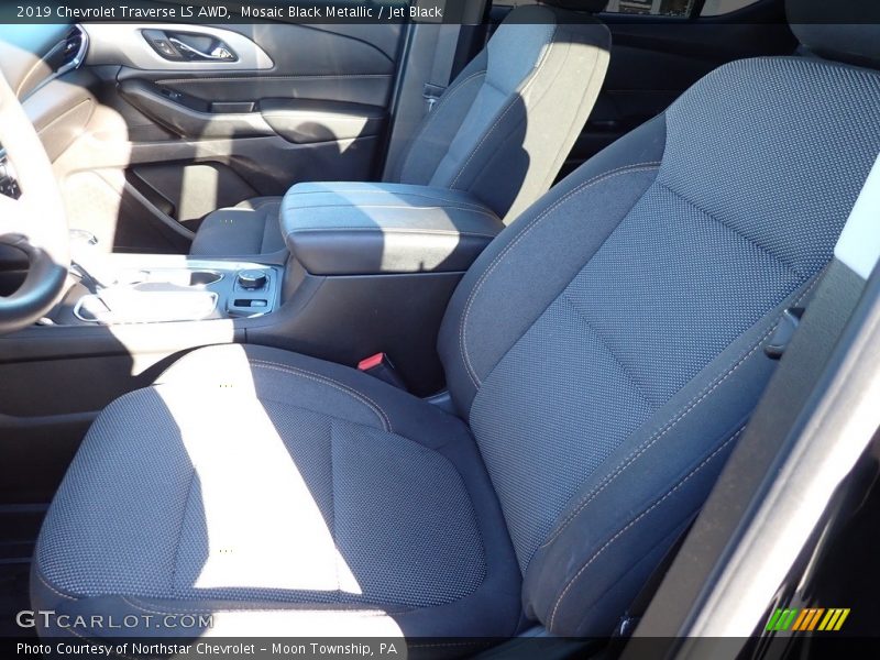 Mosaic Black Metallic / Jet Black 2019 Chevrolet Traverse LS AWD