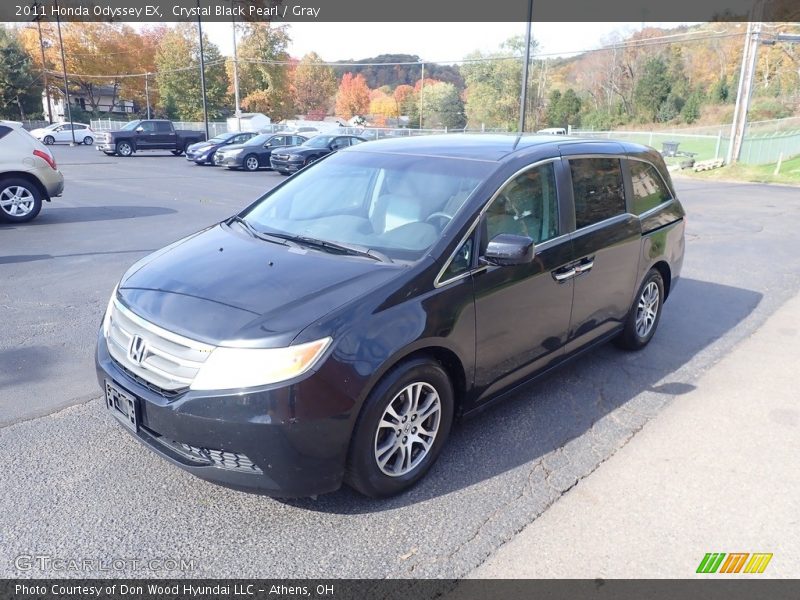 Crystal Black Pearl / Gray 2011 Honda Odyssey EX