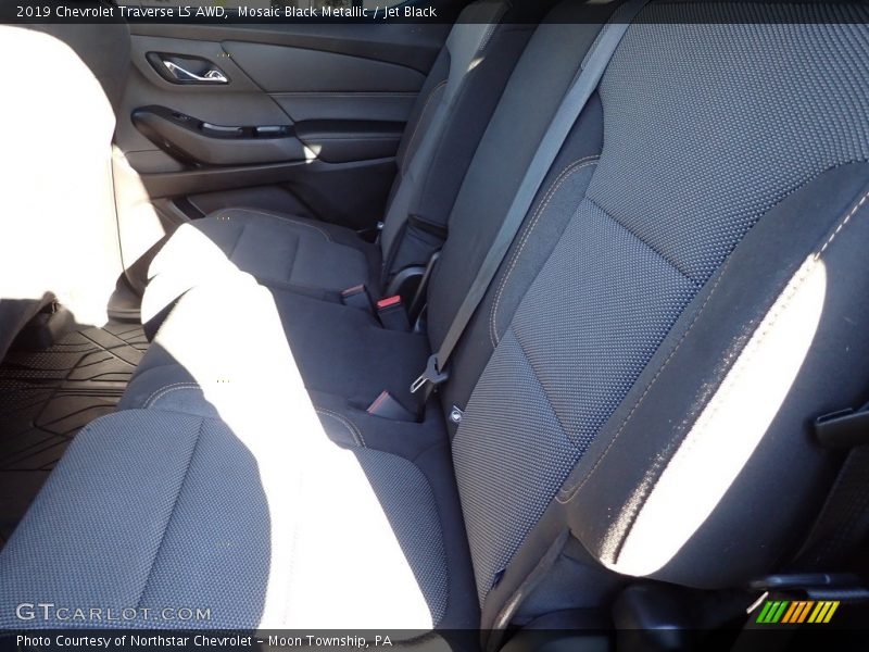 Mosaic Black Metallic / Jet Black 2019 Chevrolet Traverse LS AWD