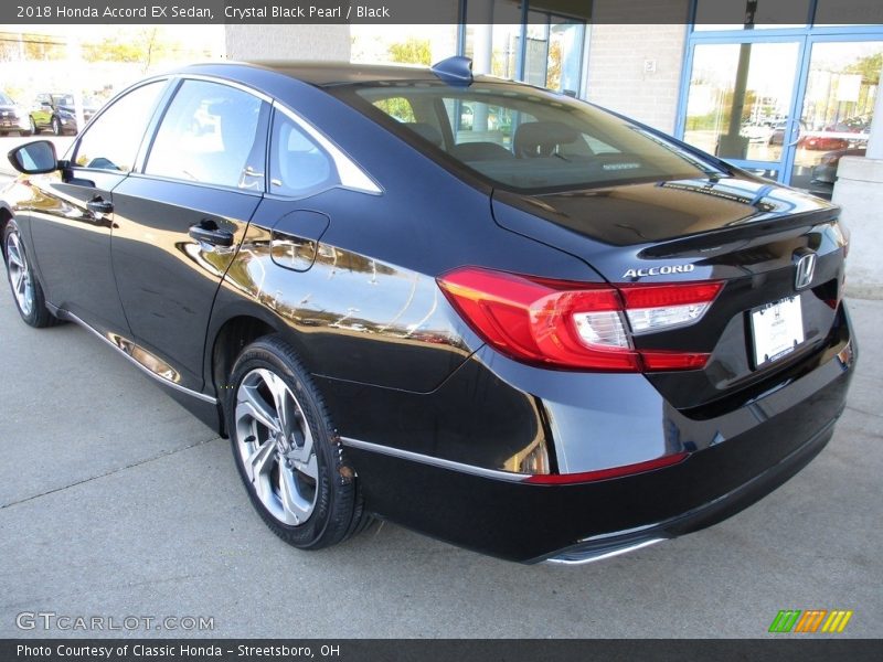 Crystal Black Pearl / Black 2018 Honda Accord EX Sedan