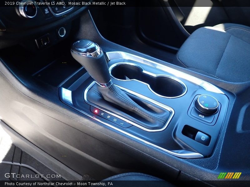 Mosaic Black Metallic / Jet Black 2019 Chevrolet Traverse LS AWD