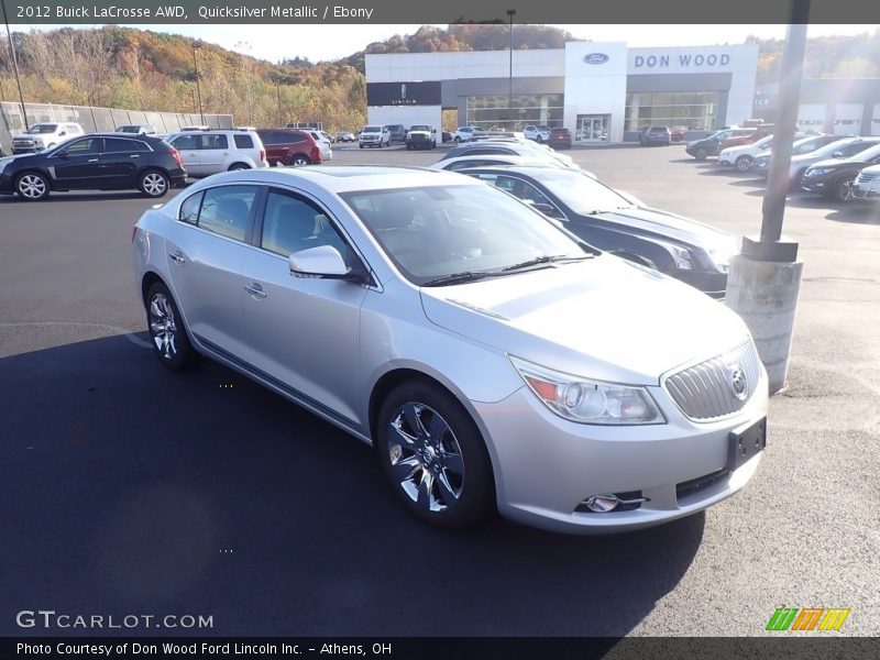 Quicksilver Metallic / Ebony 2012 Buick LaCrosse AWD