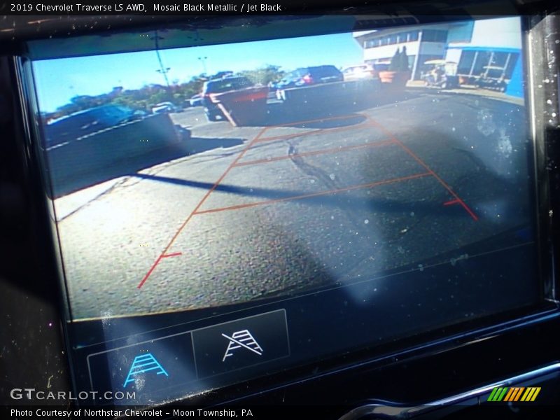 Mosaic Black Metallic / Jet Black 2019 Chevrolet Traverse LS AWD