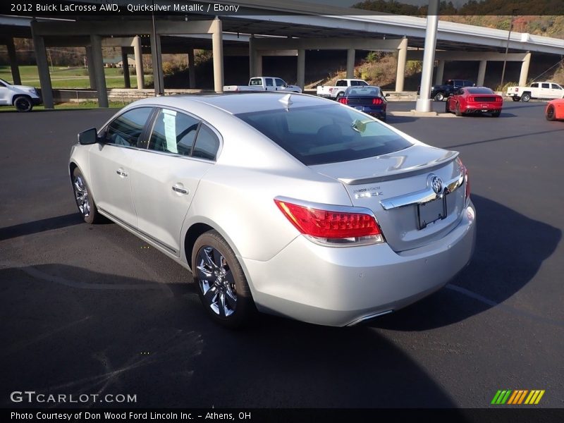 Quicksilver Metallic / Ebony 2012 Buick LaCrosse AWD