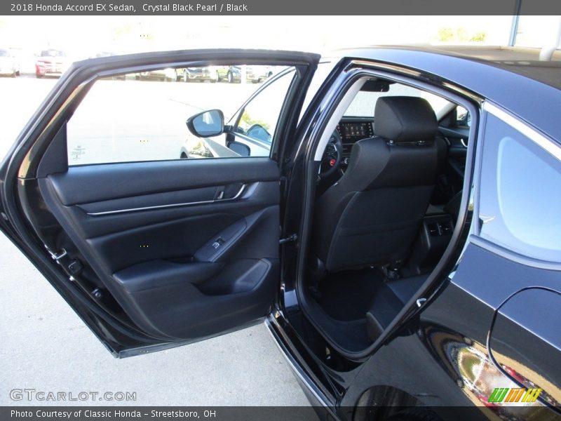 Crystal Black Pearl / Black 2018 Honda Accord EX Sedan