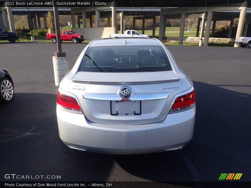 Quicksilver Metallic / Ebony 2012 Buick LaCrosse AWD