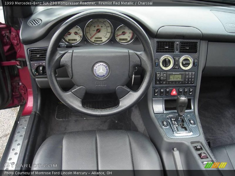 Firemist Red Metallic / Charcoal 1999 Mercedes-Benz SLK 230 Kompressor Roadster