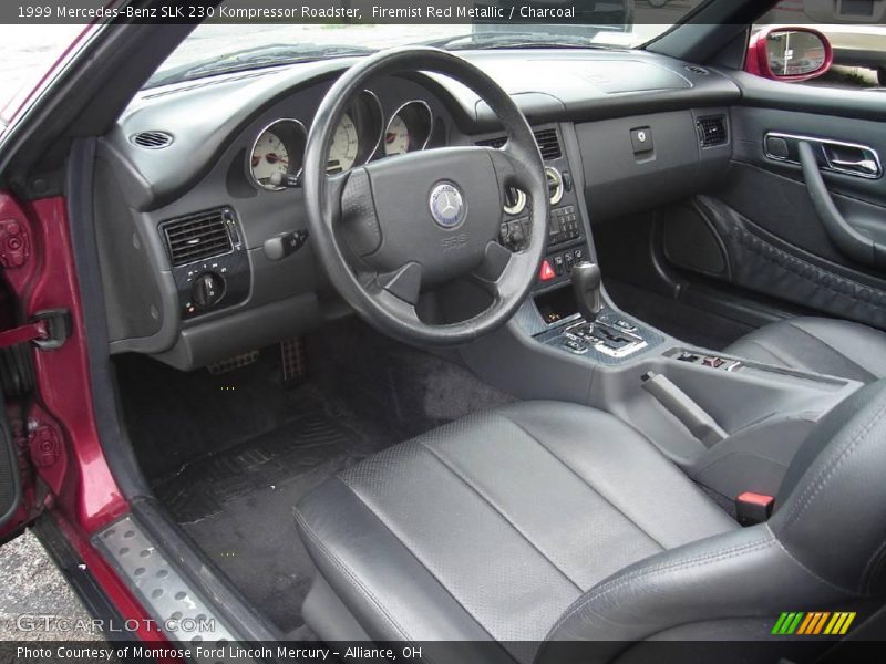 Firemist Red Metallic / Charcoal 1999 Mercedes-Benz SLK 230 Kompressor Roadster