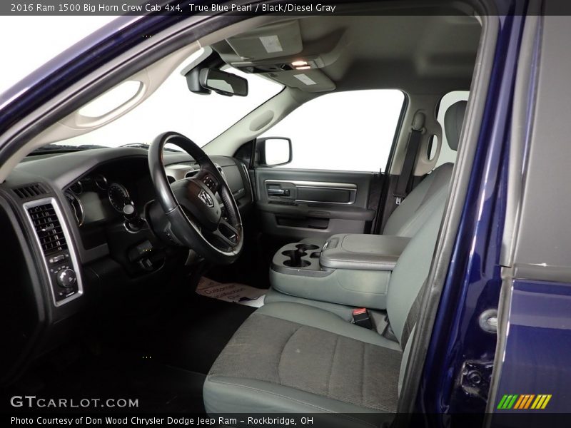 Front Seat of 2016 1500 Big Horn Crew Cab 4x4