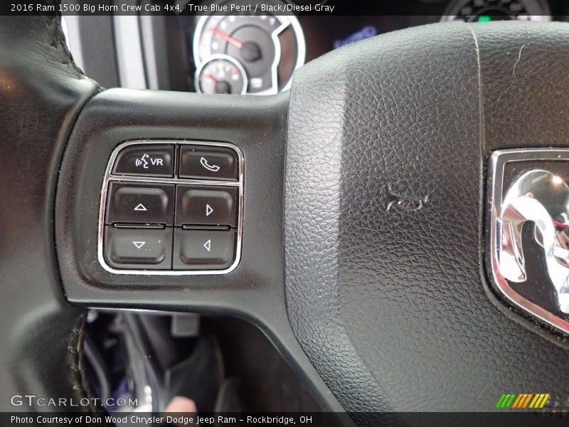  2016 1500 Big Horn Crew Cab 4x4 Steering Wheel