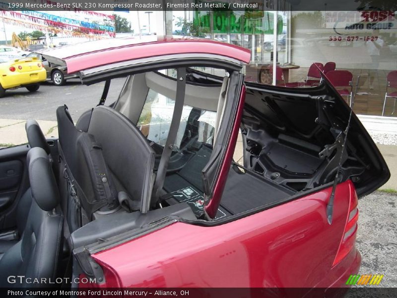 Firemist Red Metallic / Charcoal 1999 Mercedes-Benz SLK 230 Kompressor Roadster