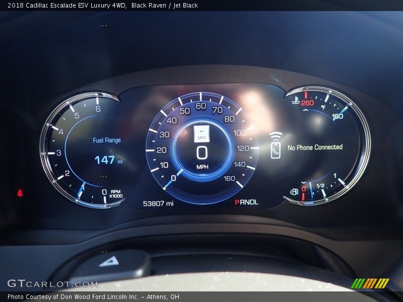 Black Raven / Jet Black 2018 Cadillac Escalade ESV Luxury 4WD