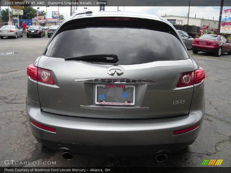 Diamond Graphite Metallic / Willow 2003 Infiniti FX 45 AWD