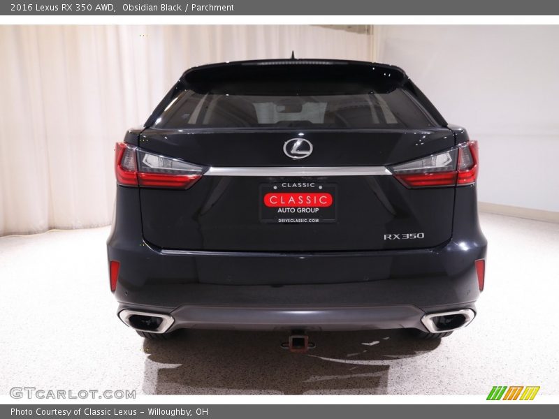 Obsidian Black / Parchment 2016 Lexus RX 350 AWD