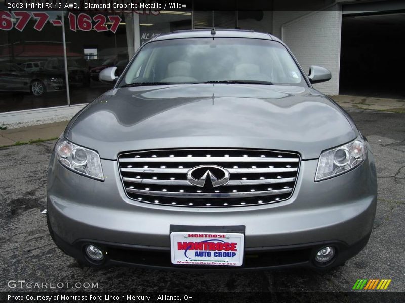 Diamond Graphite Metallic / Willow 2003 Infiniti FX 45 AWD