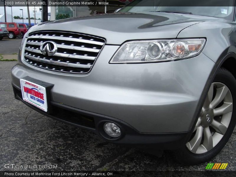 Diamond Graphite Metallic / Willow 2003 Infiniti FX 45 AWD