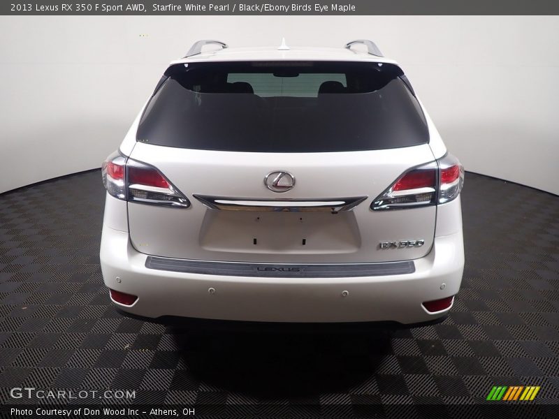 Starfire White Pearl / Black/Ebony Birds Eye Maple 2013 Lexus RX 350 F Sport AWD