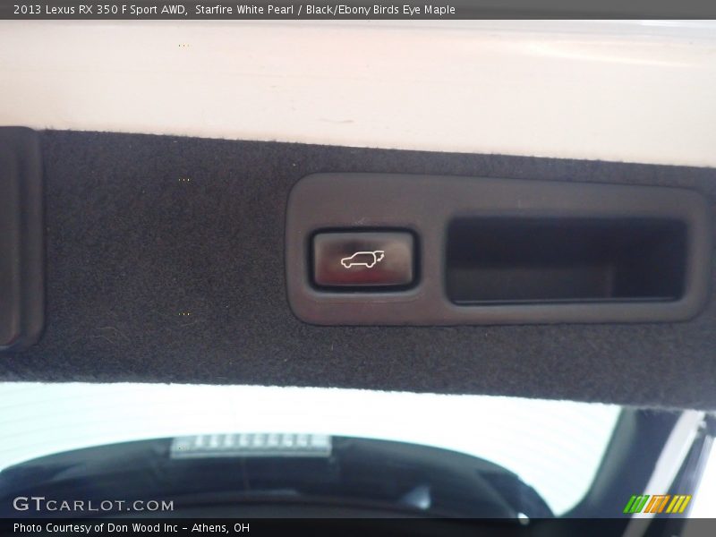 Starfire White Pearl / Black/Ebony Birds Eye Maple 2013 Lexus RX 350 F Sport AWD