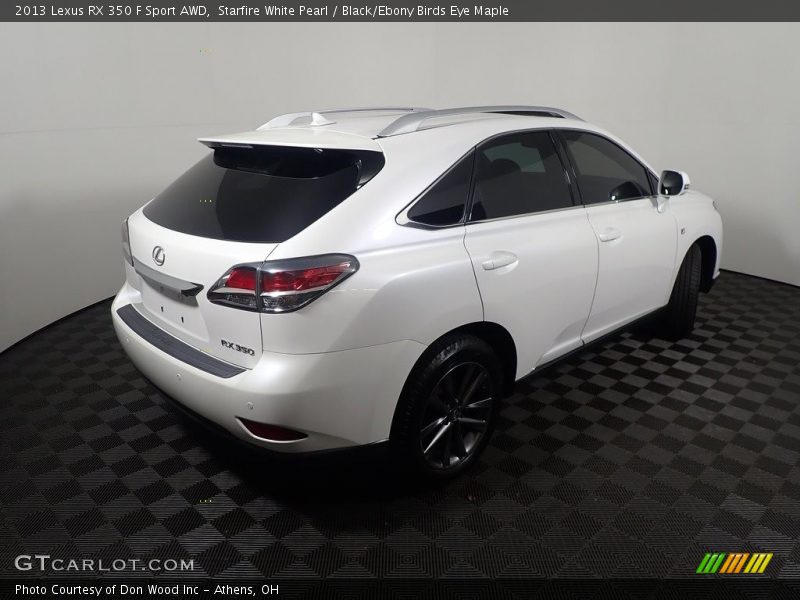 Starfire White Pearl / Black/Ebony Birds Eye Maple 2013 Lexus RX 350 F Sport AWD