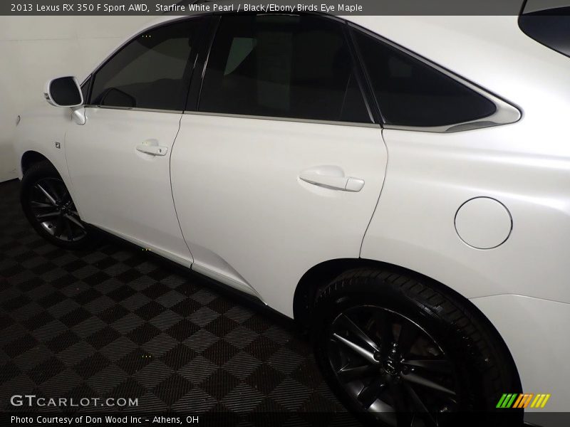 Starfire White Pearl / Black/Ebony Birds Eye Maple 2013 Lexus RX 350 F Sport AWD