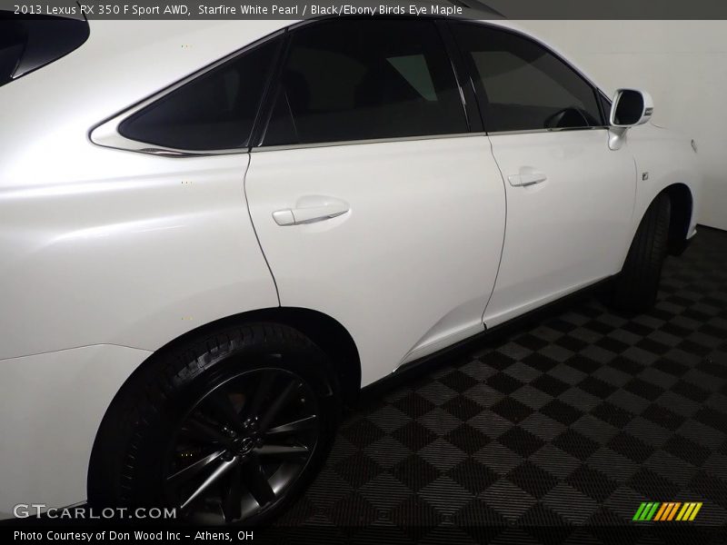 Starfire White Pearl / Black/Ebony Birds Eye Maple 2013 Lexus RX 350 F Sport AWD