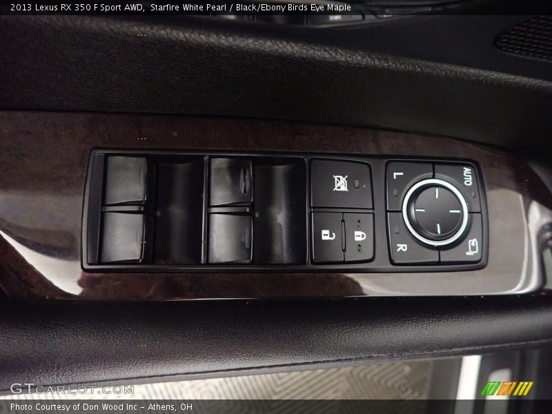 Starfire White Pearl / Black/Ebony Birds Eye Maple 2013 Lexus RX 350 F Sport AWD