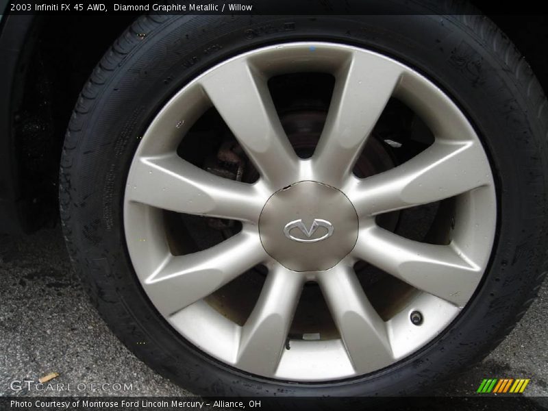 Diamond Graphite Metallic / Willow 2003 Infiniti FX 45 AWD