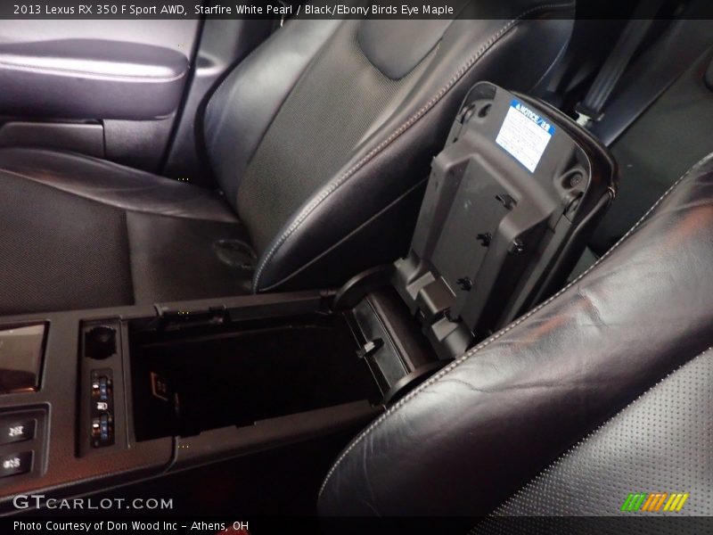 Starfire White Pearl / Black/Ebony Birds Eye Maple 2013 Lexus RX 350 F Sport AWD