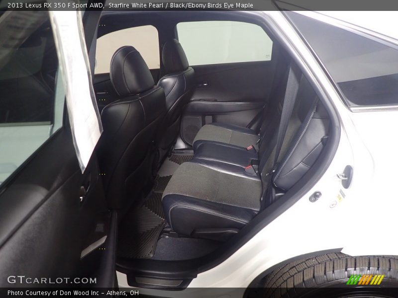 Starfire White Pearl / Black/Ebony Birds Eye Maple 2013 Lexus RX 350 F Sport AWD