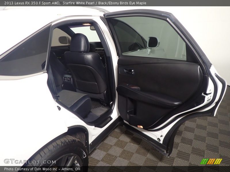 Starfire White Pearl / Black/Ebony Birds Eye Maple 2013 Lexus RX 350 F Sport AWD