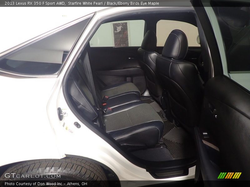 Starfire White Pearl / Black/Ebony Birds Eye Maple 2013 Lexus RX 350 F Sport AWD
