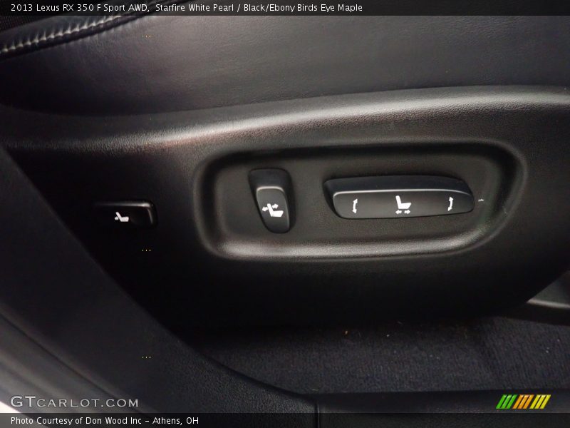Starfire White Pearl / Black/Ebony Birds Eye Maple 2013 Lexus RX 350 F Sport AWD