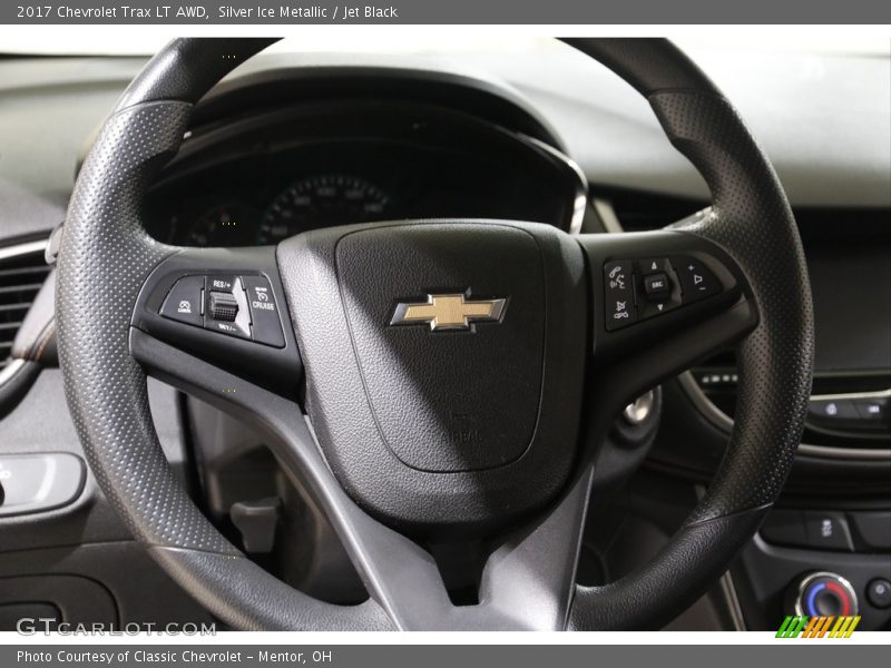 Silver Ice Metallic / Jet Black 2017 Chevrolet Trax LT AWD