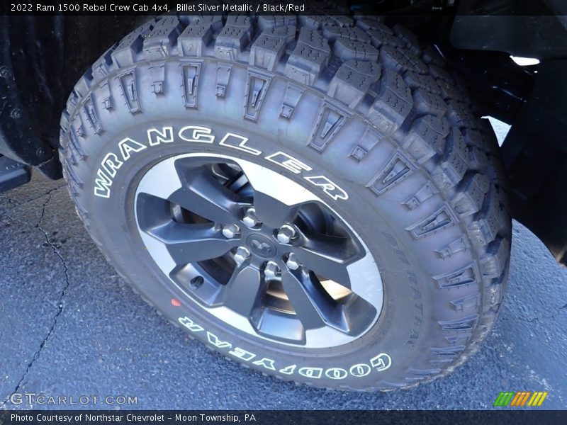 Billet Silver Metallic / Black/Red 2022 Ram 1500 Rebel Crew Cab 4x4
