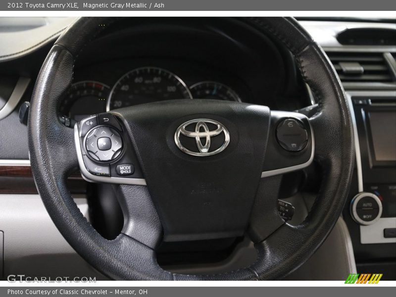 Magnetic Gray Metallic / Ash 2012 Toyota Camry XLE