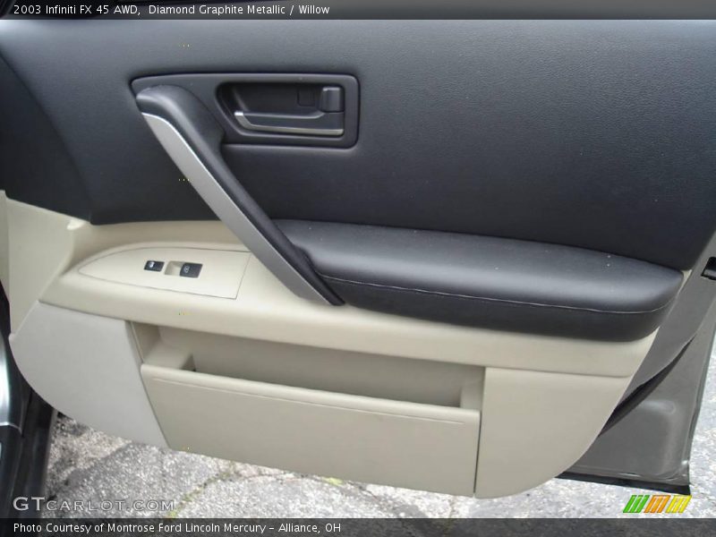 Diamond Graphite Metallic / Willow 2003 Infiniti FX 45 AWD