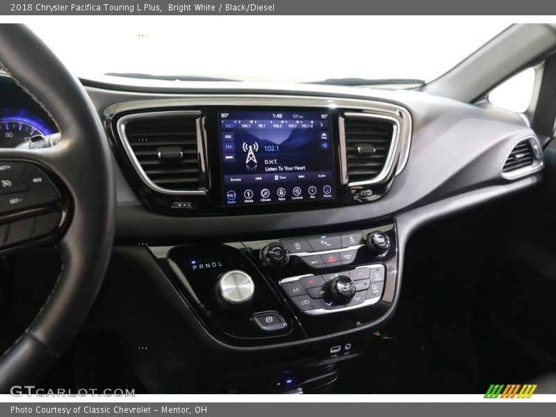 Bright White / Black/Diesel 2018 Chrysler Pacifica Touring L Plus